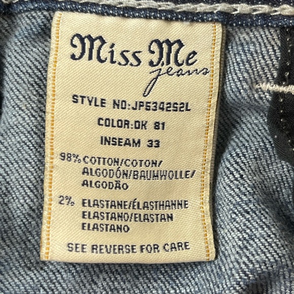 Miss Me Skinny Jeans with Decorative Stitching - Picture 8 of 10